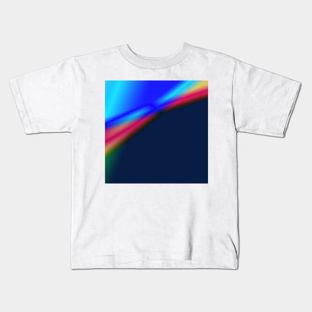 blue green texture art Kids T-Shirt by Artistic_st